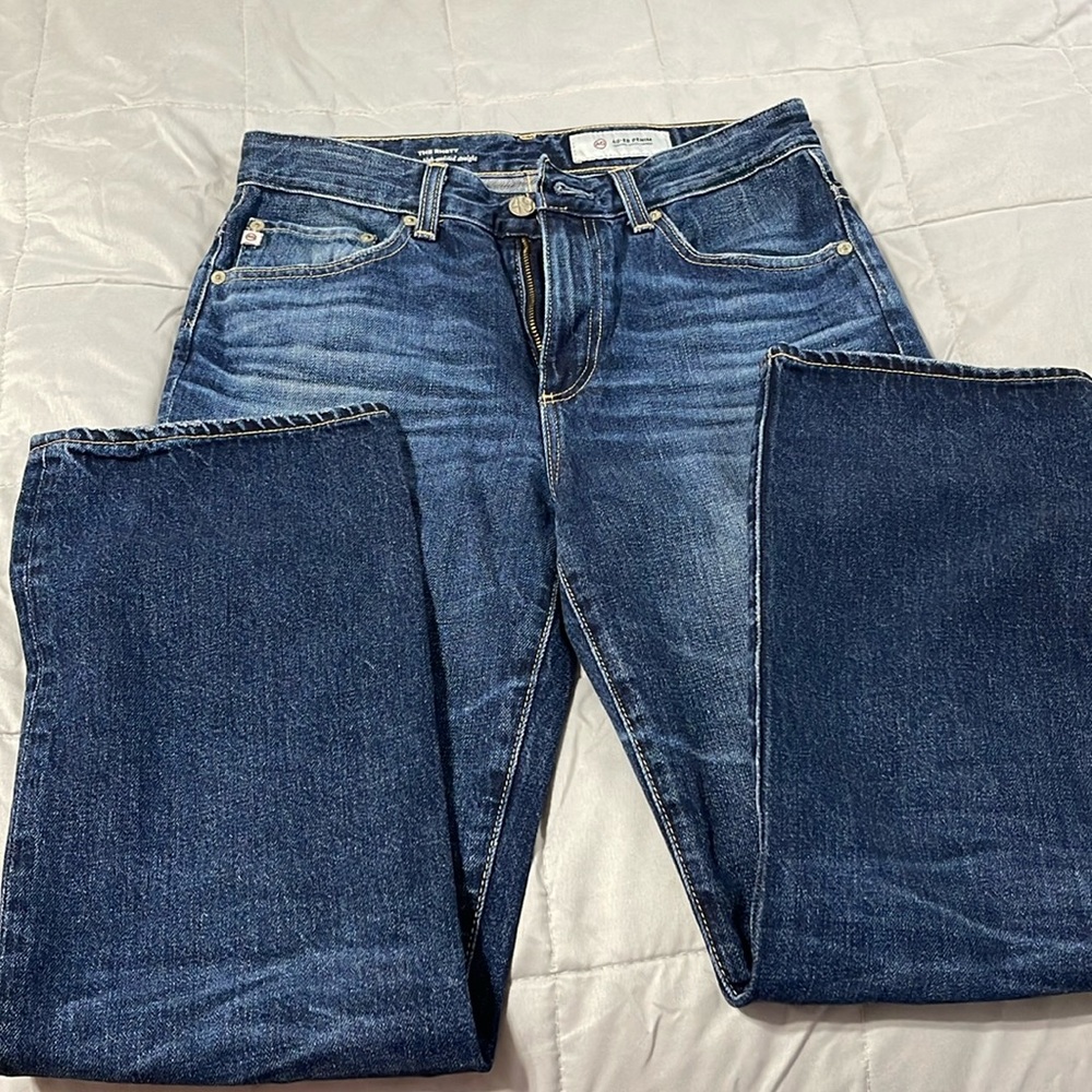 AG Adriano Goldschmied 27R Jeans The Rhett Vintage High-Waisted Straight Denim